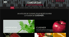 Desktop Screenshot of cuisinesurcours.com